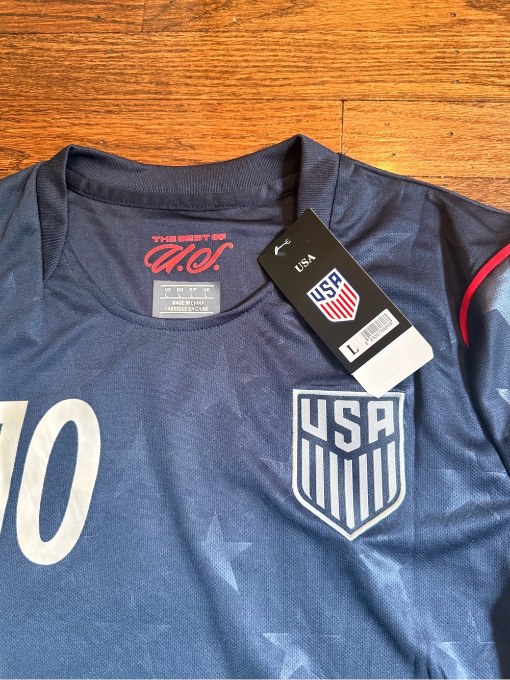 Pulisic #10 Navy Mens Soccer Jersey and Shorts - USA - Picture 4 of 12